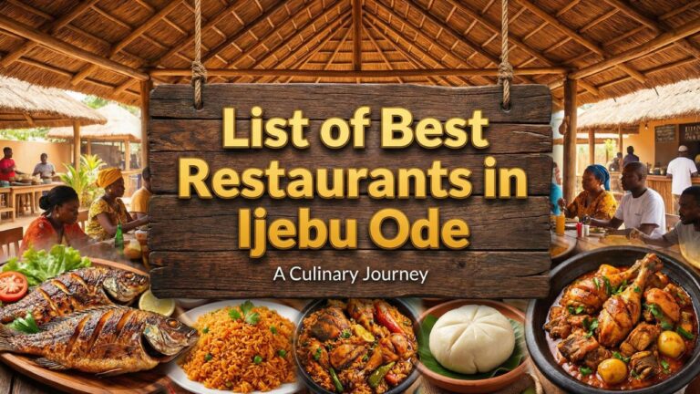 12 Best and Affordable Restaurants in Ijebu Ode (2026)