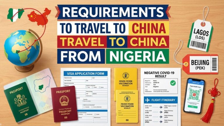 Requirements To Travel To China From Nigeria (2026)