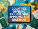 Countries That Grant 24-Hour Visa Approval for Nigerians