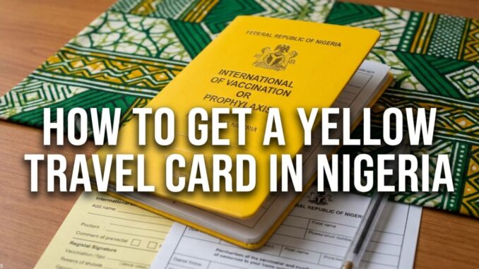 How to Get a Yellow Travel Card in Nigeria