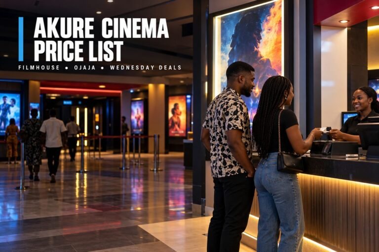 Cinemas in Akure Price List (2026): Filmhouse and Ojaja