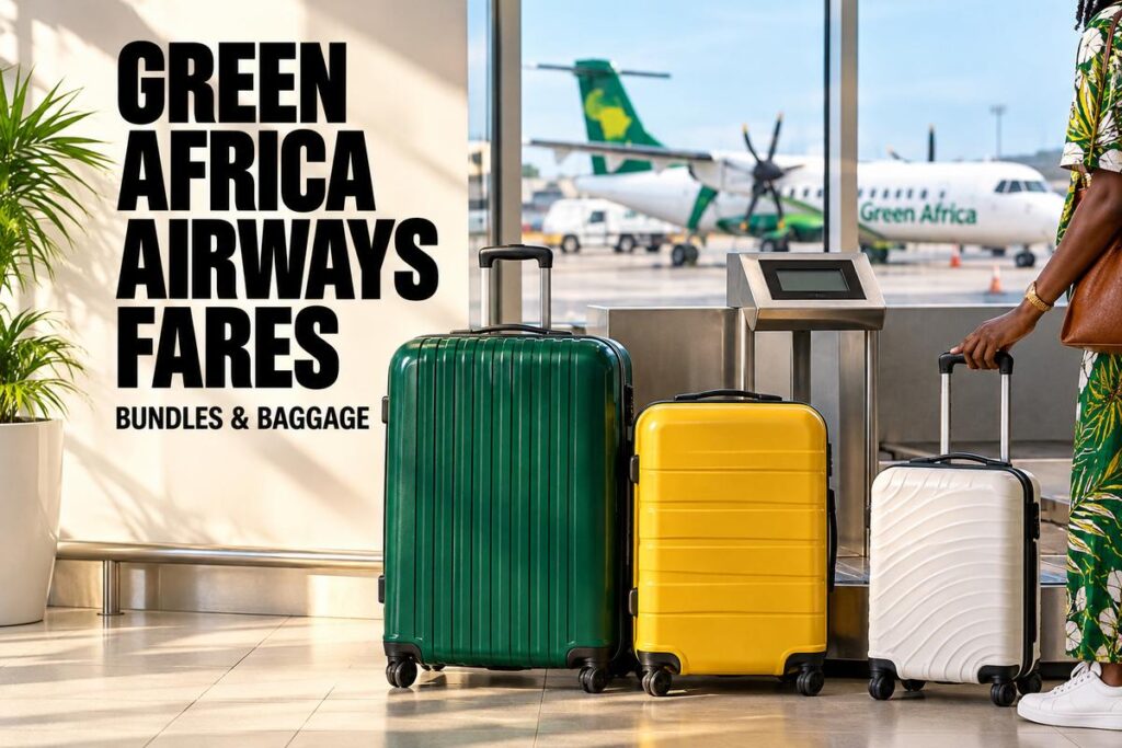 AI-generated illustrative featured image for Green Africa Airways fares