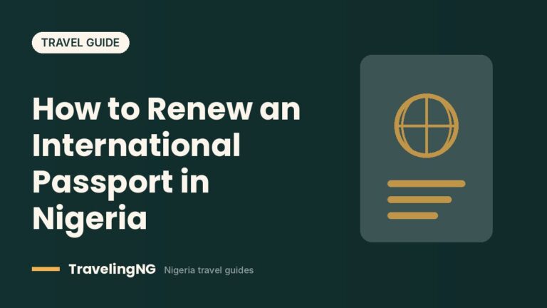 How to Renew an International Passport in Nigeria