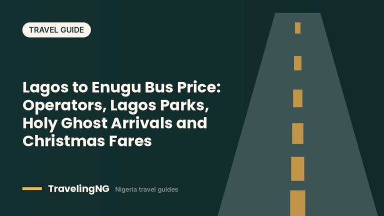 Lagos to Enugu Bus Price: Operators, Lagos Parks, Holy Ghost Arrivals and Christmas Fares (2026)
