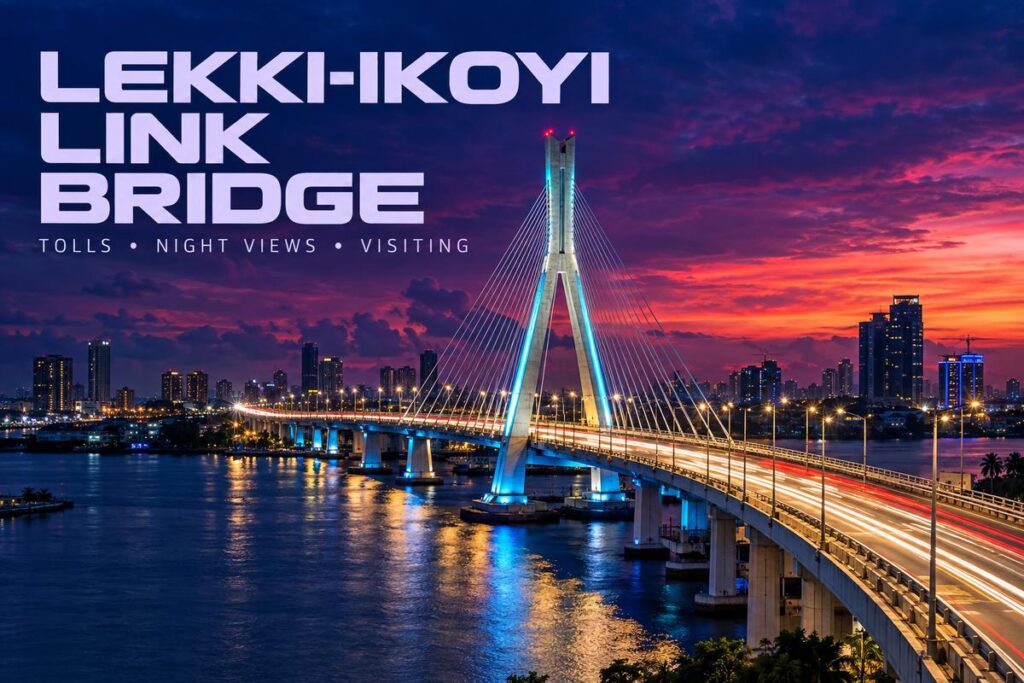 AI-generated illustrative featured image for Lekki-Ikoyi Link Bridge