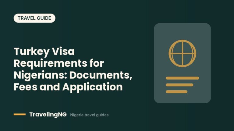 Turkey Visa Requirements for Nigerians: Documents, Fees and Application