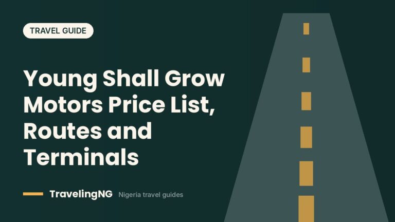 Young Shall Grow Motors Price List, Routes and Terminals